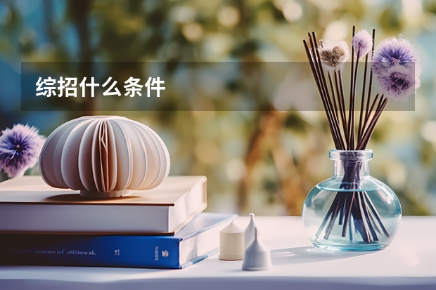 综招什么条件