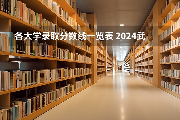 各大学录取分数线一览表 2024武汉大学各专业录取分数线