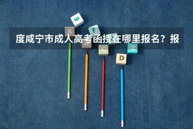 度咸宁市成人高考函授在哪里报名?报名流程是什么?