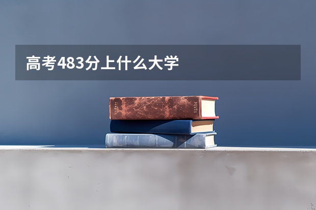 高考483分上什么大学