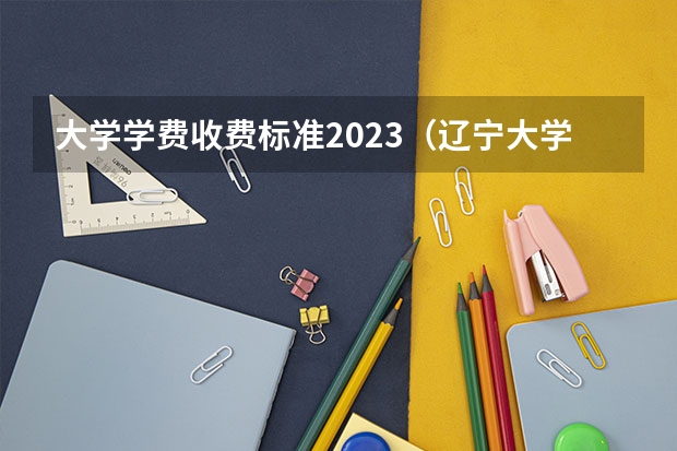 大学学费收费标准2023（辽宁大学外国语学院学费）