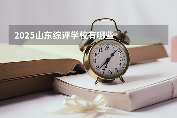2025山东综评学校有哪些