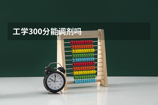 工学300分能调剂吗
