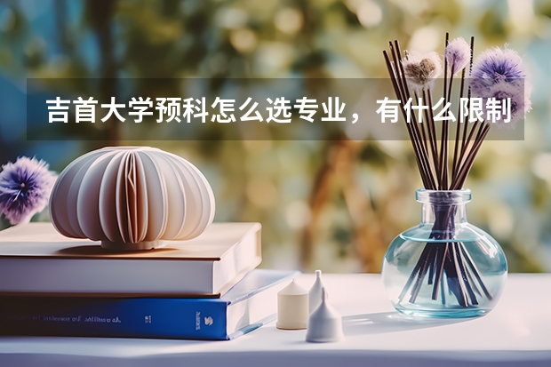 吉首大学预科怎么选专业，有什么限制