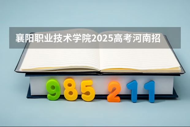 襄阳职业技术学院2025高考河南招生计划