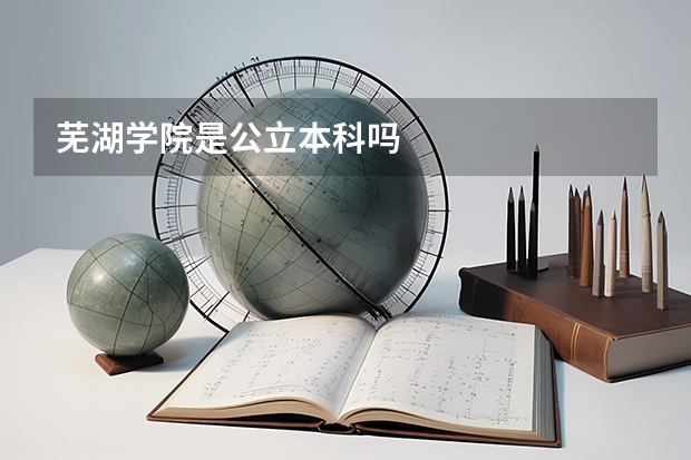 芜湖学院是公立本科吗