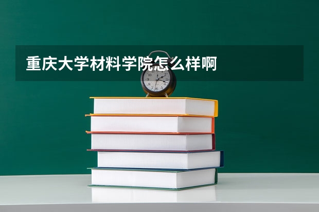 重庆大学材料学院怎么样啊