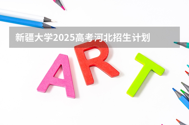 新疆大学2025高考河北招生计划