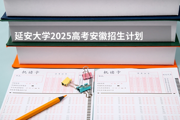 延安大学2025高考安徽招生计划