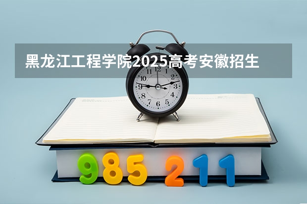 黑龙江工程学院2025高考安徽招生计划