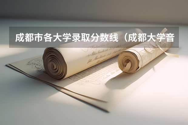 成都市各大学录取分数线（成都大学音乐专业录取分数线）