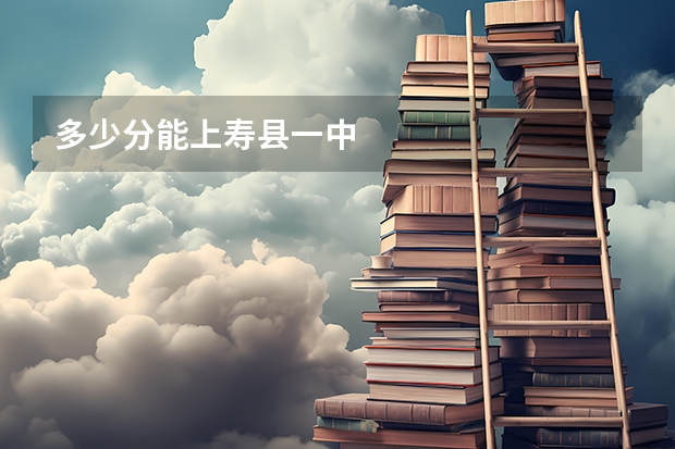 多少分能上寿县一中