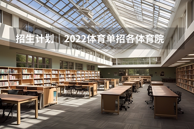 招生计划|2022体育单招各体育院校专项招生计划汇总(2024年体育单招新政策)