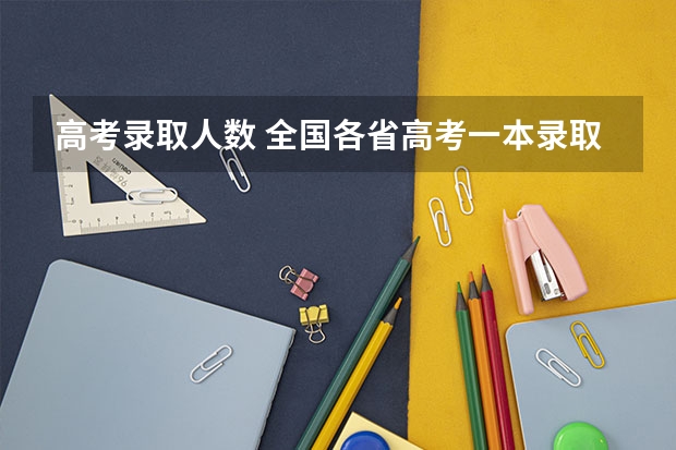 高考录取人数 全国各省高考一本录取率排名