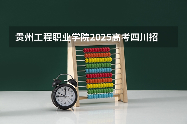 贵州工程职业学院2025高考四川招生计划（2026参考）