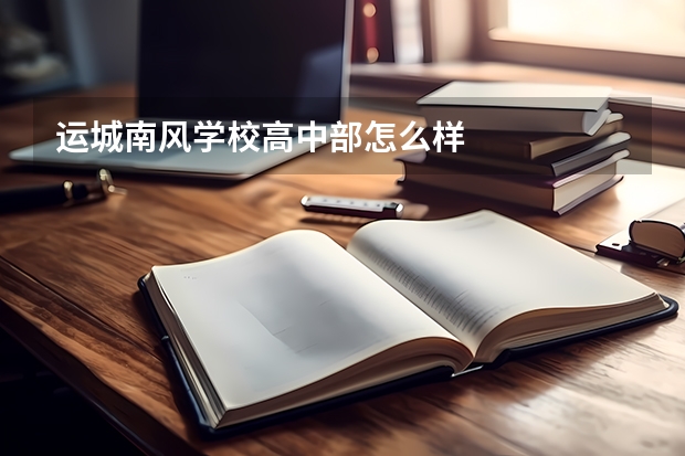 运城南风学校高中部怎么样