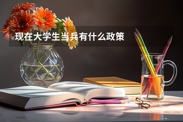 现在大学生当兵有什么政策