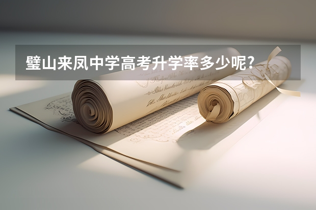 璧山来凤中学高考升学率多少呢?