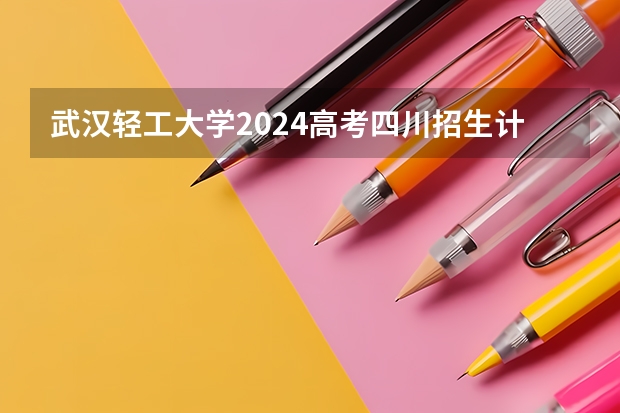 武汉轻工大学2024高考四川招生计划