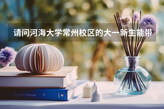 请问河海大学常州校区的大一新生能带笔记本吗?