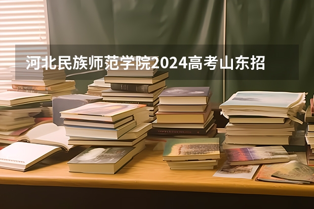 河北民族师范学院2024高考山东招生计划
