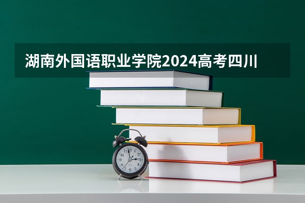 湖南外国语职业学院2024高考四川招生计划