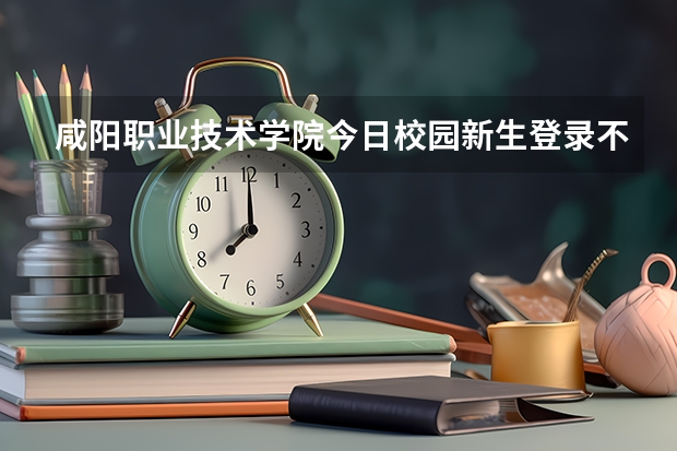 咸阳职业技术学院今日校园新生登录不上怎么办