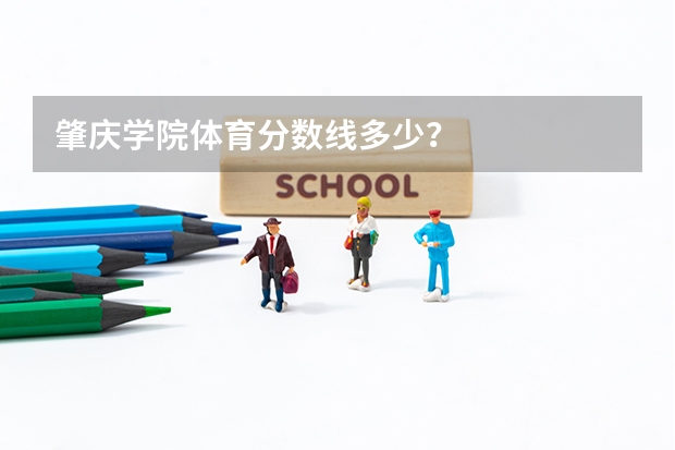 肇庆学院体育分数线多少?