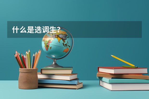 什么是选调生?