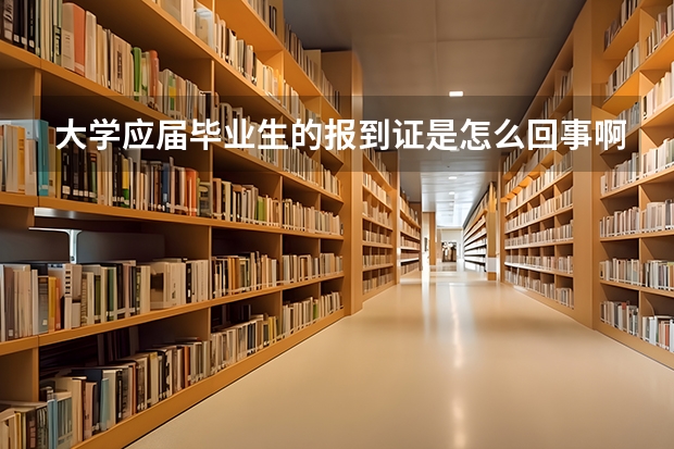 大学应届毕业生的报到证是怎么回事啊?要怎么报到呢?