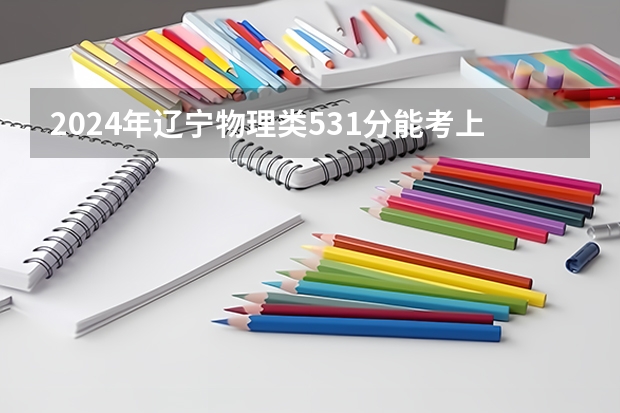 2024年辽宁物理类531分能考上什么大学？