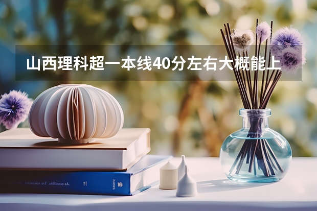 山西理科超一本线40分左右大概能上什么大学
