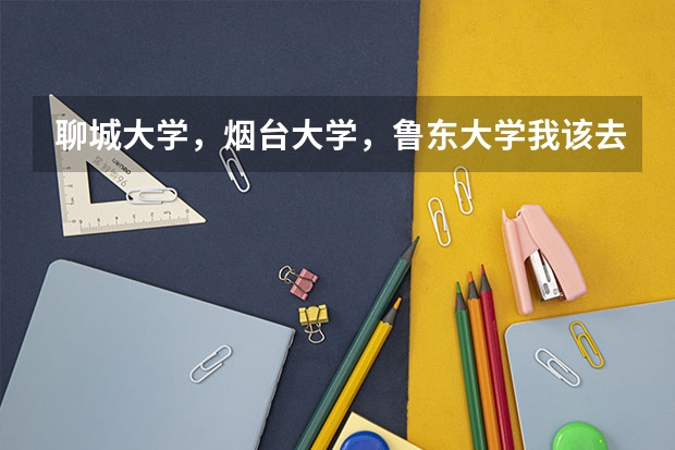 聊城大学,烟台大学,鲁东大学我该去哪个 呢?求意见。喷子,托就别进了。