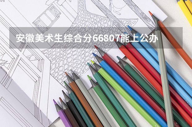 安徽美术生综合分668.07能上公办二本吗