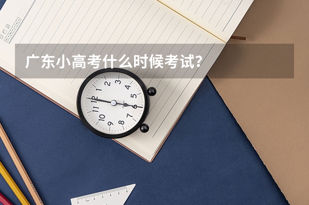 广东小高考什么时候考试？