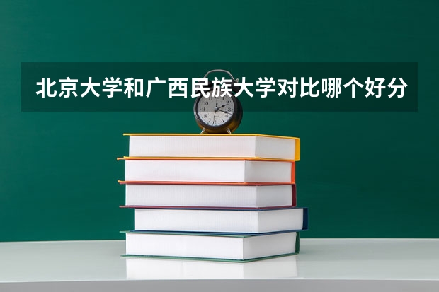 北京大学和广西民族大学对比哪个好分析
