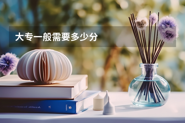 大专一般需要多少分