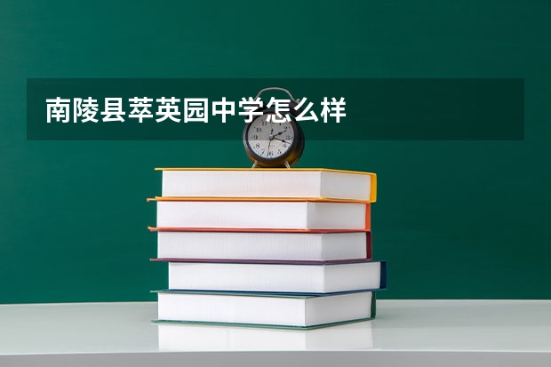 南陵县萃英园中学怎么样