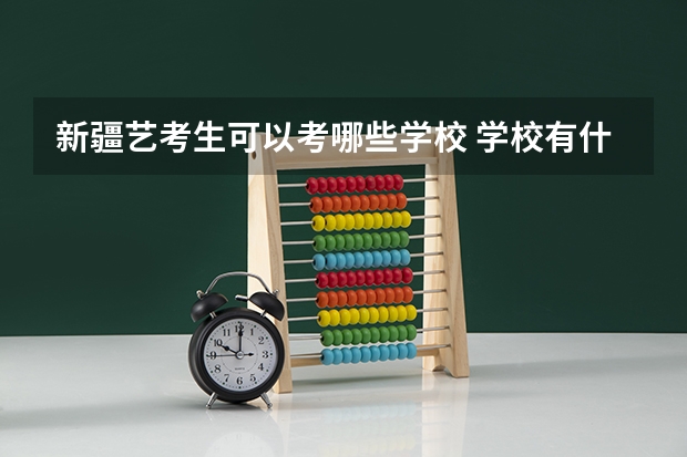 新疆艺考生可以考哪些学校 学校有什么