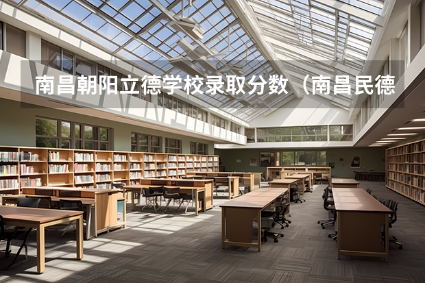 南昌朝阳立德学校录取分数（南昌民德高中升学率）
