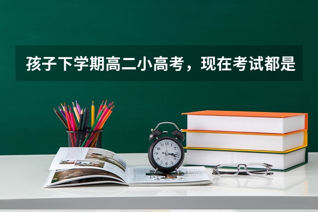 孩子下学期高二小高考,现在考试都是不及格的,怎么办?