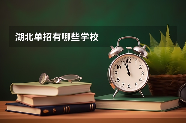 湖北单招有哪些学校