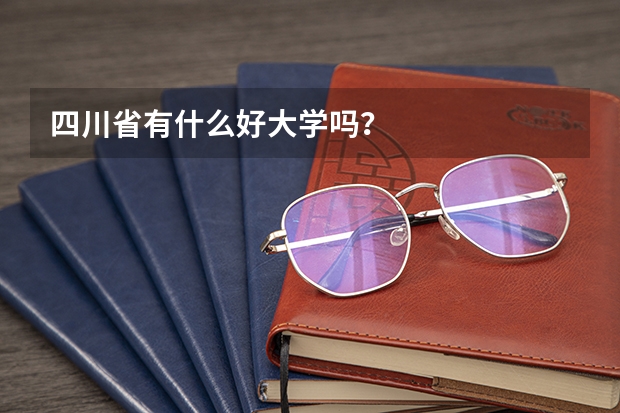 四川省有什么好大学吗？