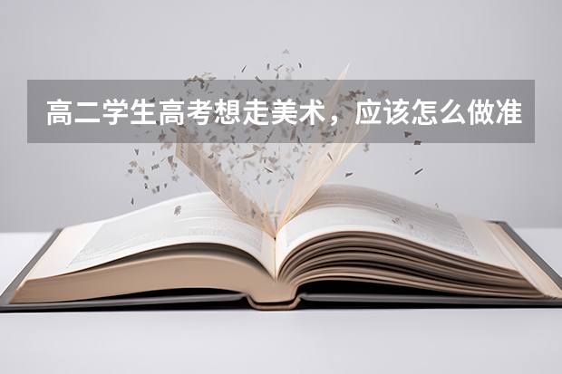 高二学生高考想走美术,应该怎么做准备?