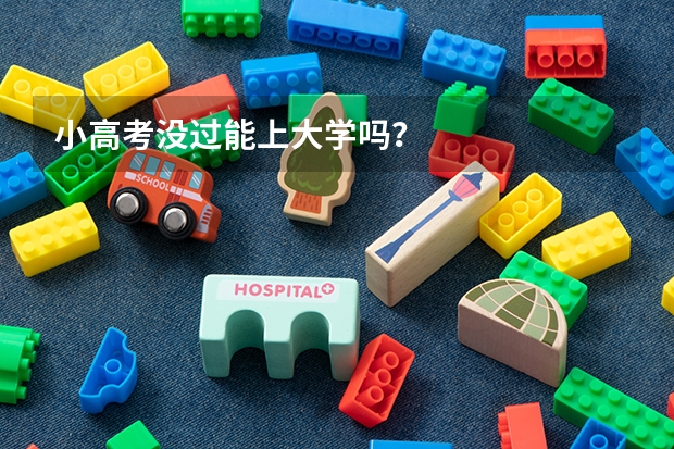 小高考没过能上大学吗?