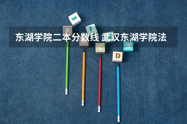 东湖学院二本分数线 武汉东湖学院法学专业分数线