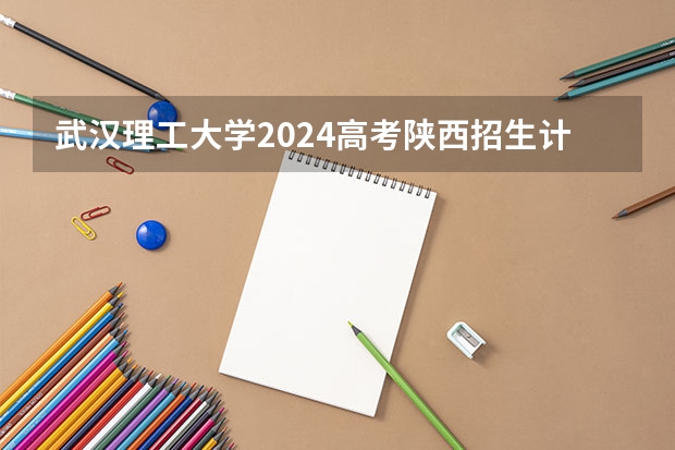 武汉理工大学2024高考陕西招生计划