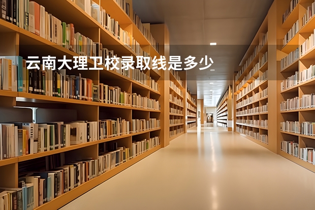 云南大理卫校录取线是多少