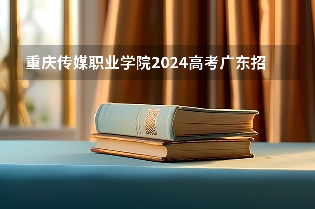 重庆传媒职业学院2024高考广东招生计划