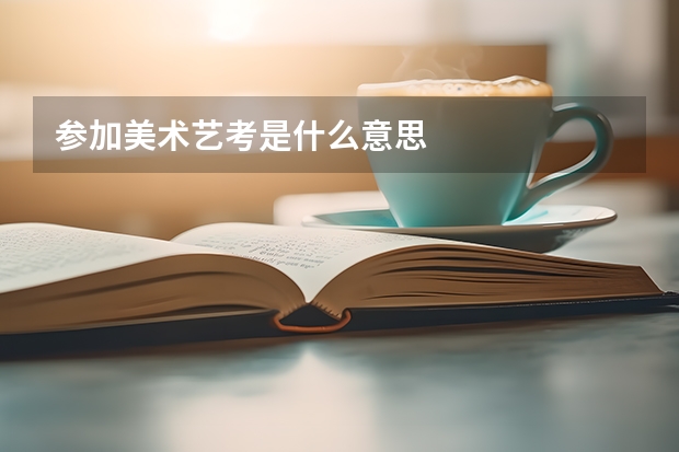 参加美术艺考是什么意思